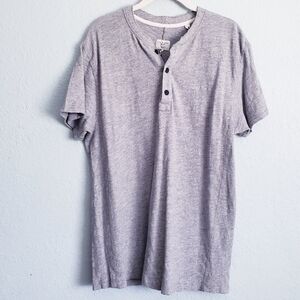 Rag & Bone Gray Short Sleeve Henley